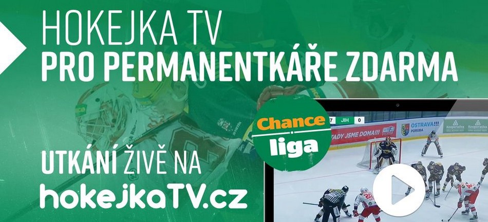 Hokejka TV pro permanentke zdarma